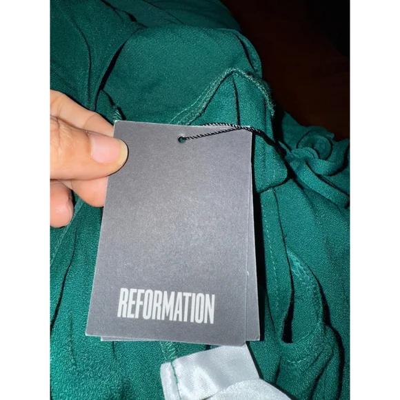 Women's Reformation Green Jumpsuit Size 8